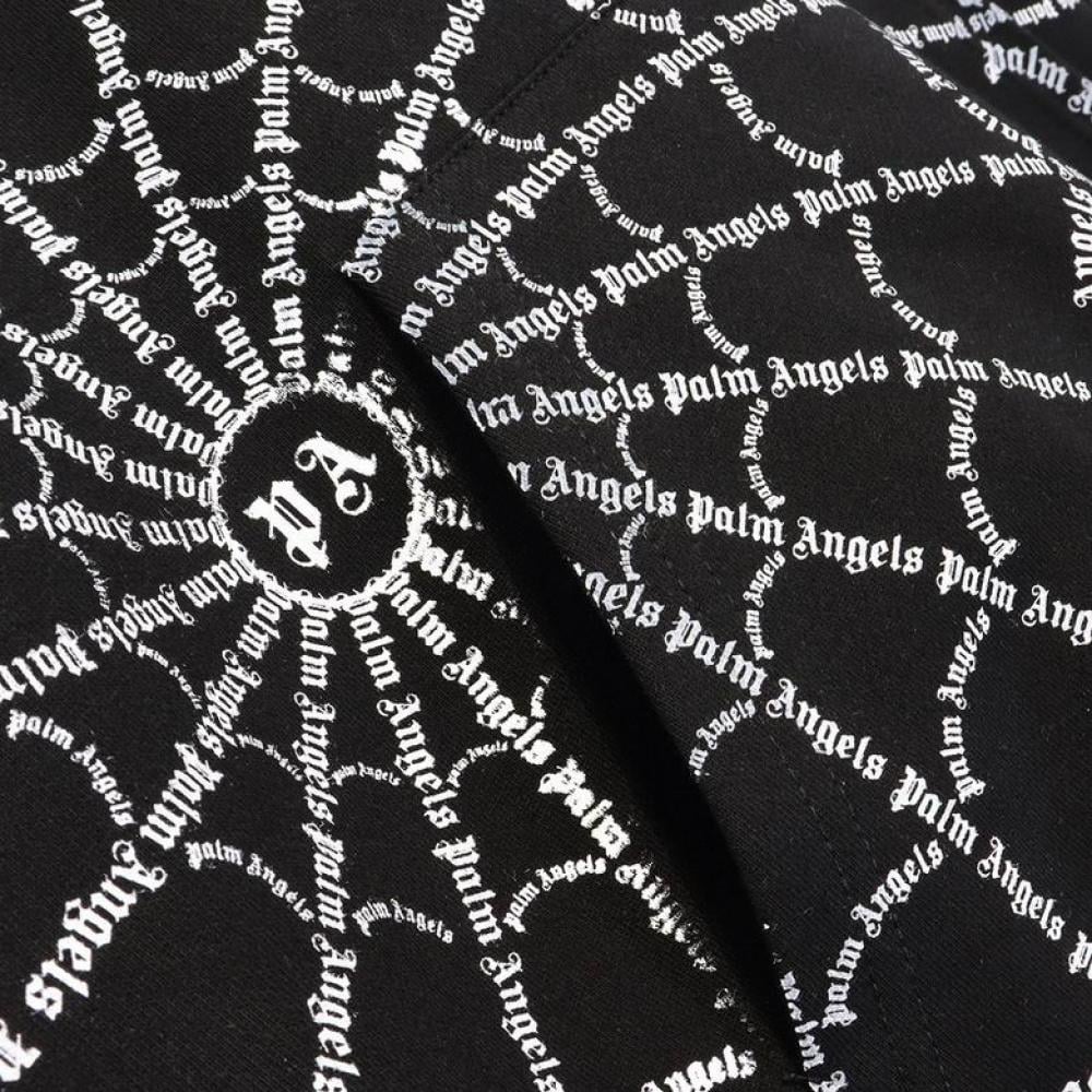 Palm Angels spider web print hoodie