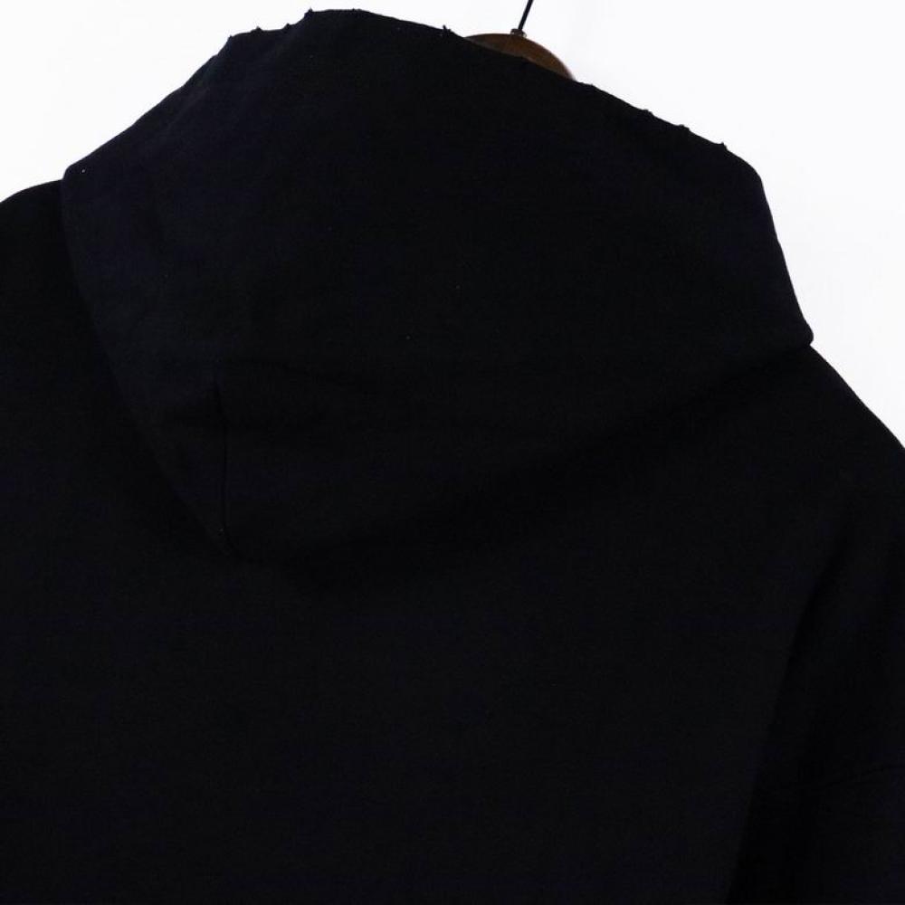 Palm Angels Logo Embroidered Long Sleeved Hoodie