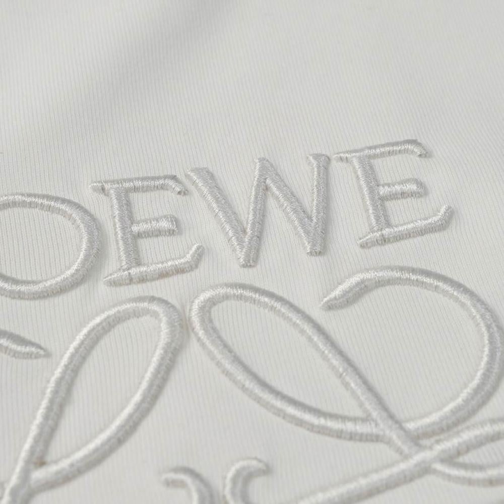 Loewe Logo Embroidered Crewneck T-Shirt