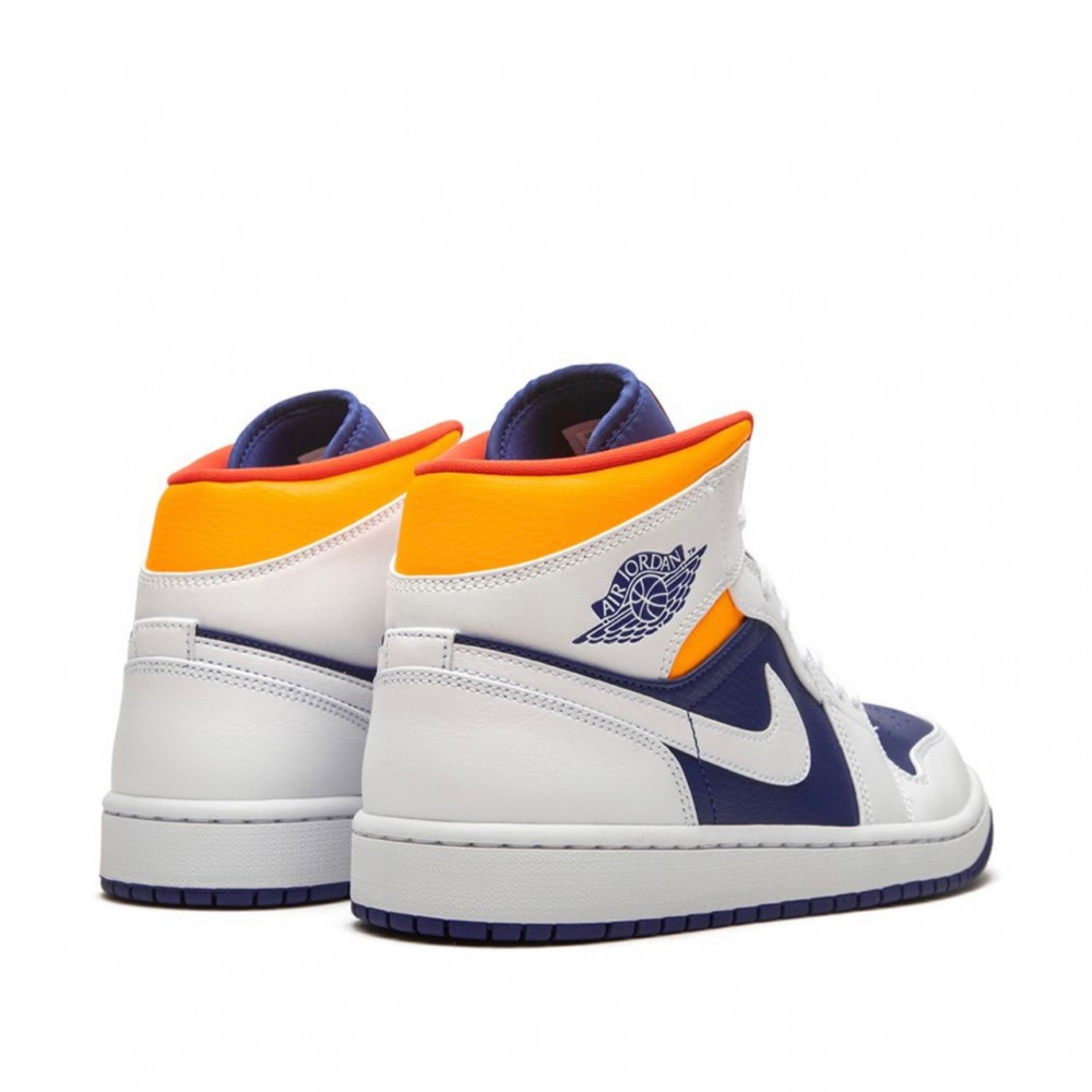 Jordan orange and blue best sale