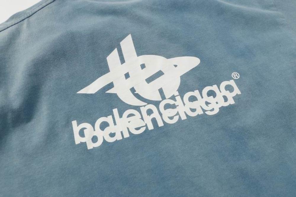 BALENCIAGA Printed cotton-jersey T-shirt Size:(L)