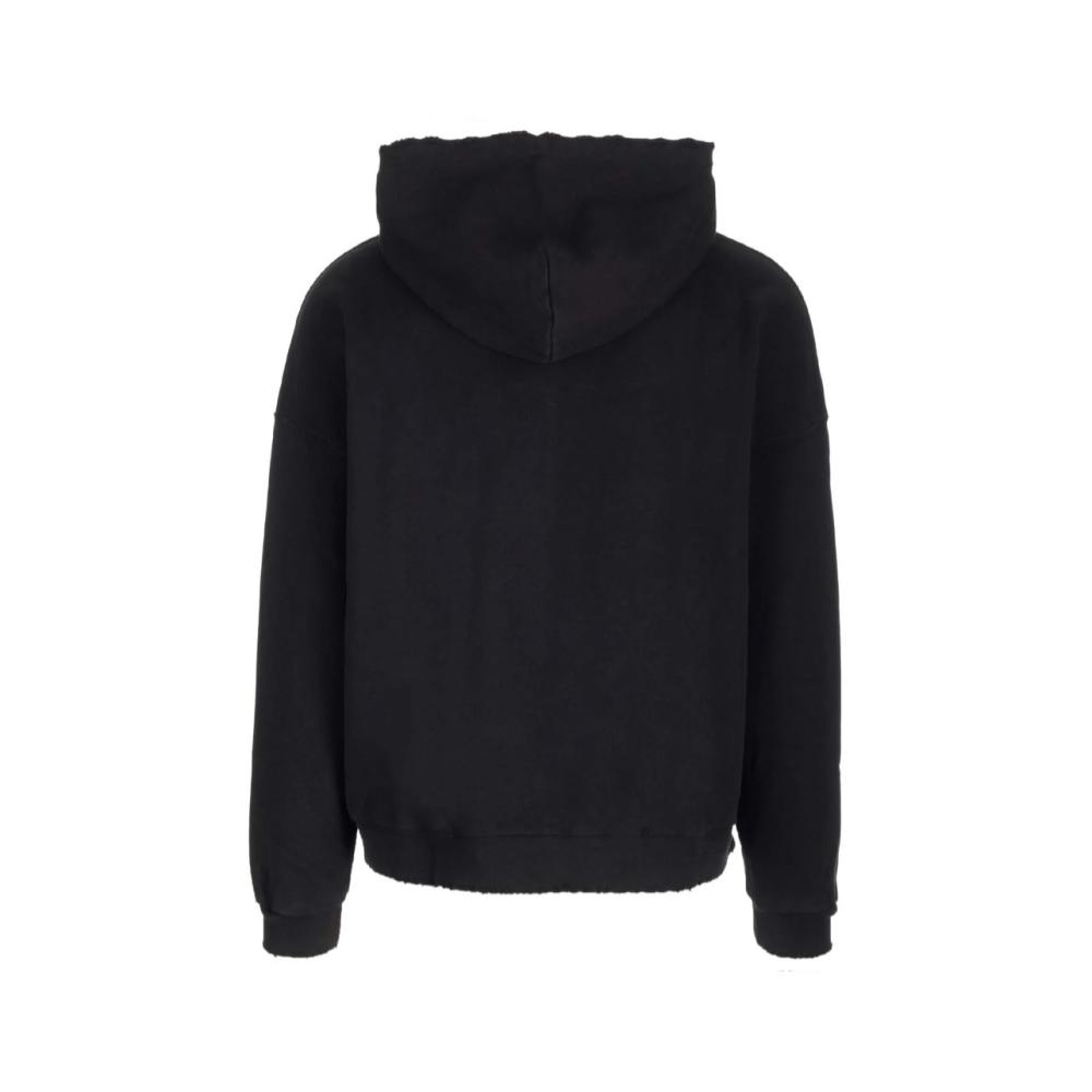 Palm Angels Logo Embroidered Long Sleeved Hoodie