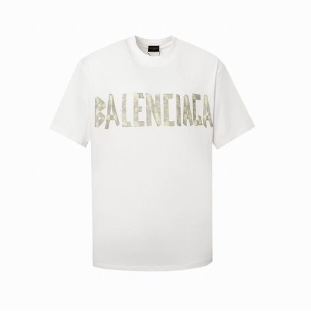 BALENCIAGA Printed cotton-jersey T-shirt Size:(M)