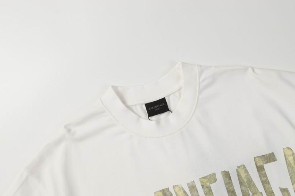 BALENCIAGA Printed cotton-jersey T-shirt Size:(M)
