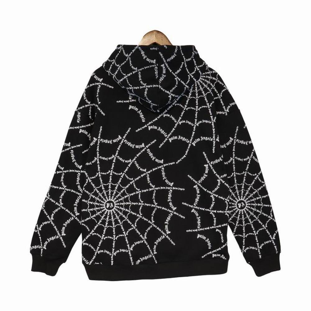 Palm Angels spider web print hoodie