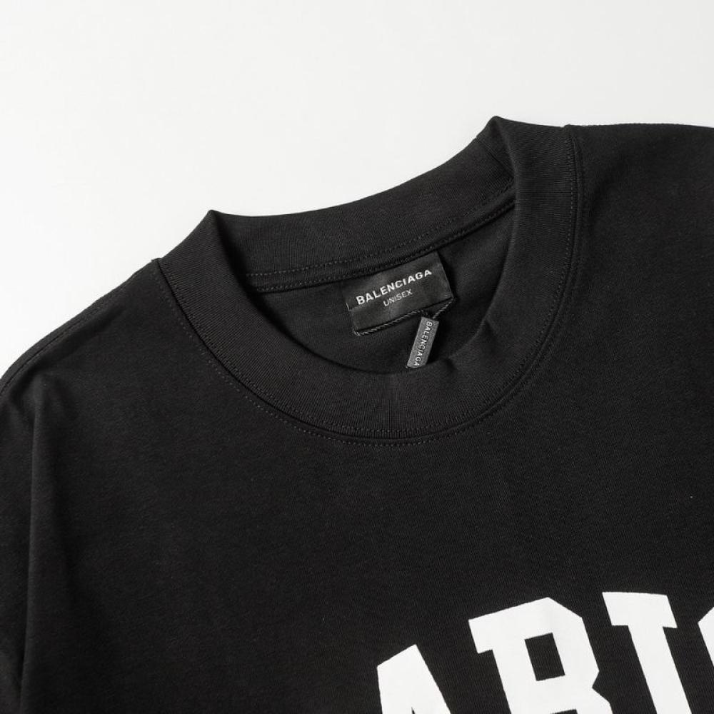 BALENCIAGA Printed cotton-jersey T-shirt