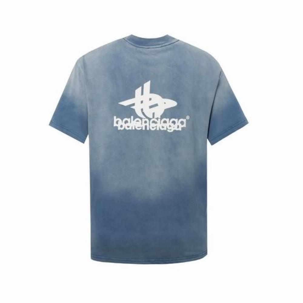 BALENCIAGA Printed cotton-jersey T-shirt Size:(L)