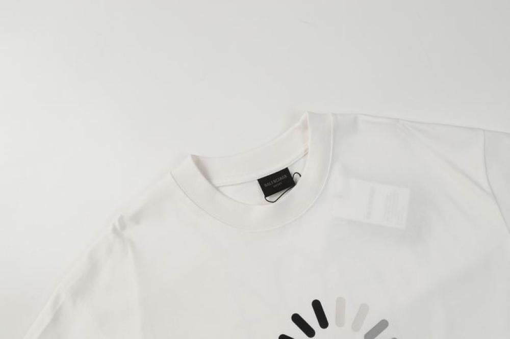 BALENCIAGA Printed cotton-jersey T-shirt