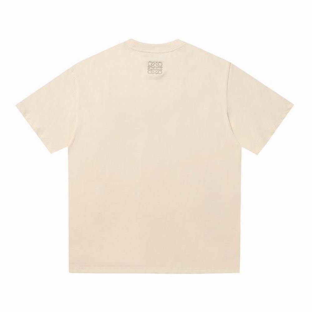 Loewe Logo Embroidered Crewneck T-Shirt
