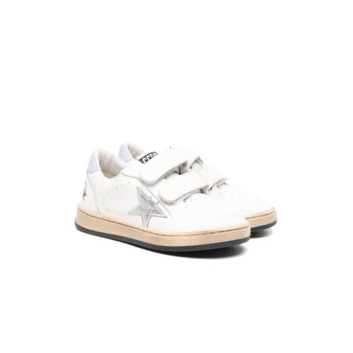 GOLDEN GOOSE Old School Signature Glitter Velcro S...