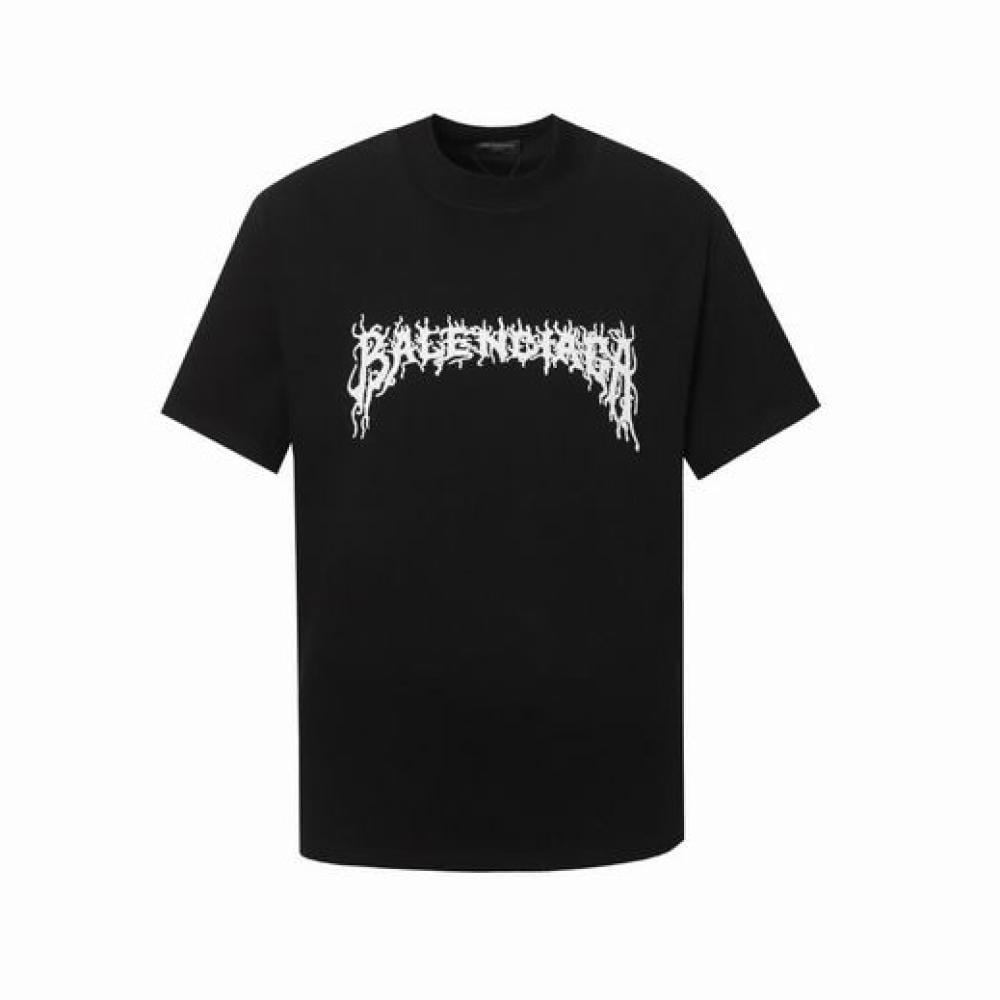 BALENCIAGA Printed cotton-jersey T-shirt