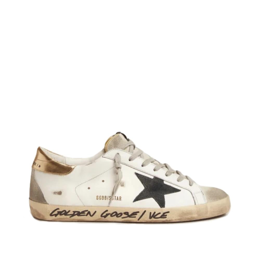 Super-Star LTD sneakers with gold heel tab and handwritten lettering
