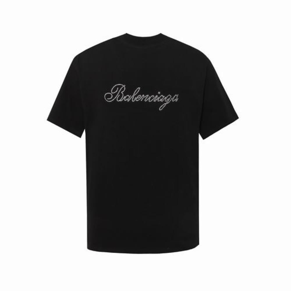 BALENCIAGA Oversized printed cotton-jersey T-shirt متجر هـبـه