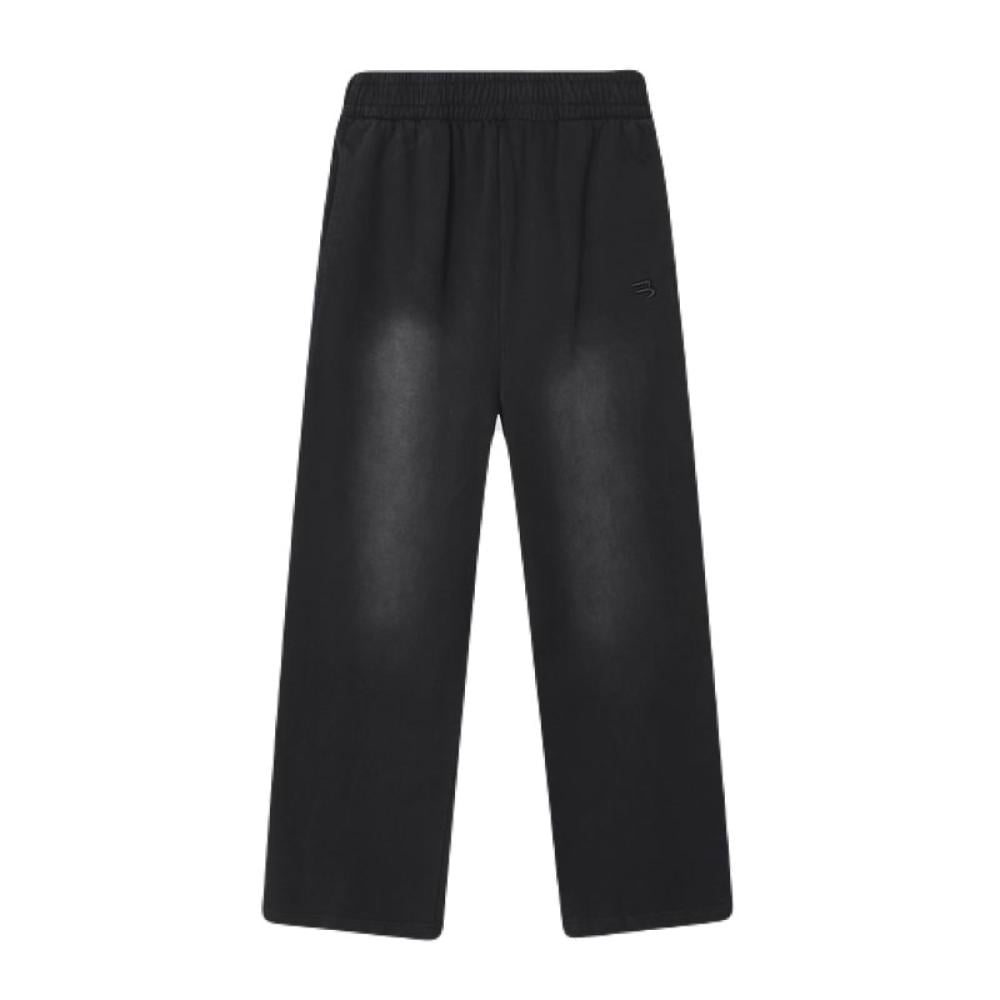 Balenciaga logo-embroidered velour track pants