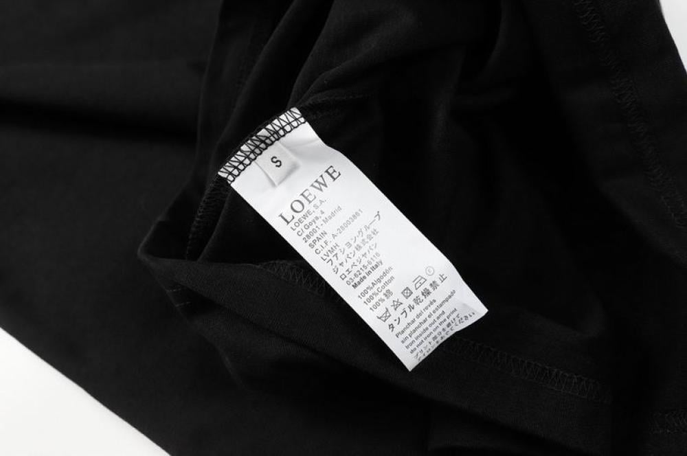 Loewe Logo Embroidered Crewneck T-Shirt