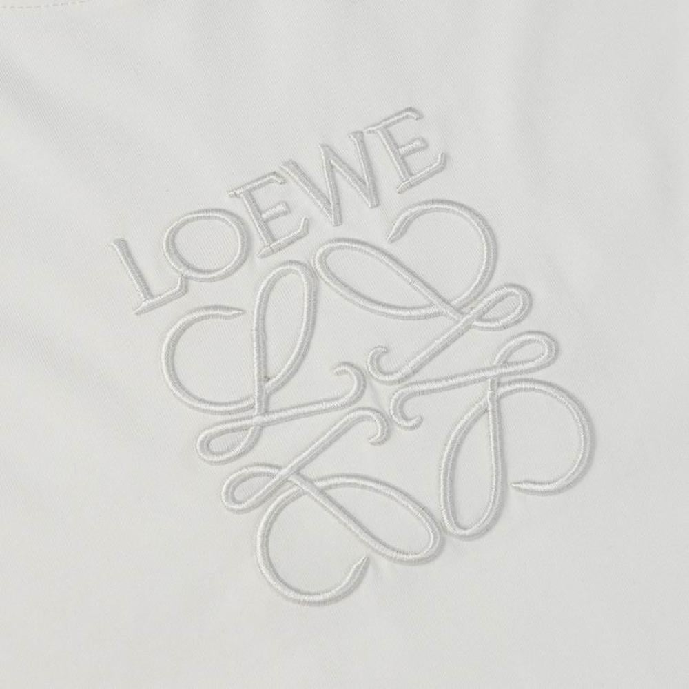 Loewe Logo Embroidered Crewneck T-Shirt