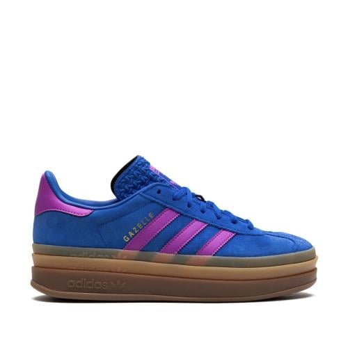 ADIDAS Gazelle Bold brand-stripe suede low-top tra...