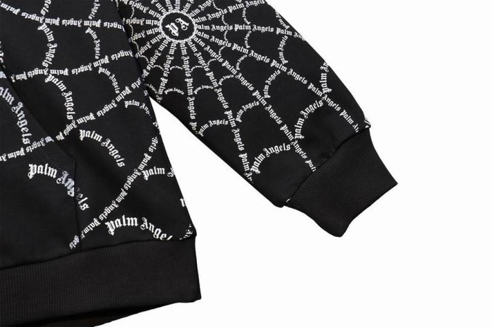 Palm Angels spider web print hoodie