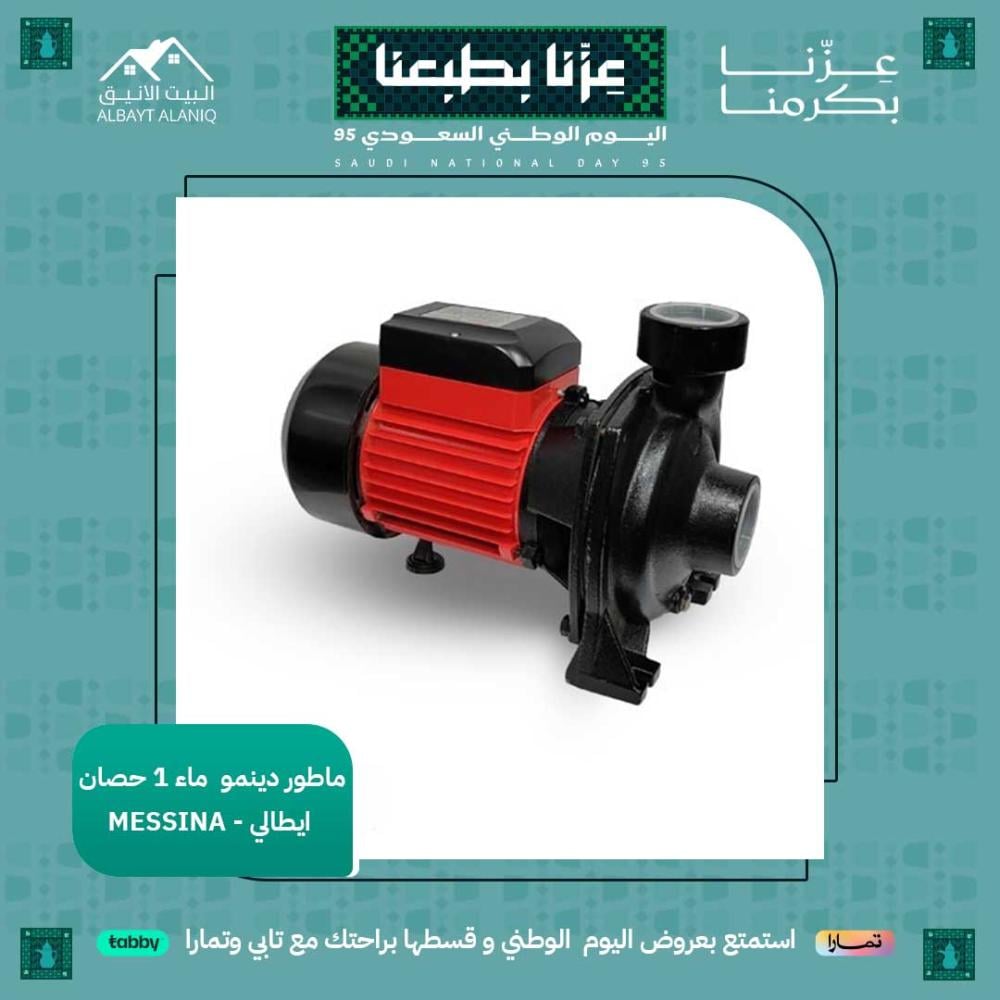ماطور دينمو  ماء 1 حصان ايطالي