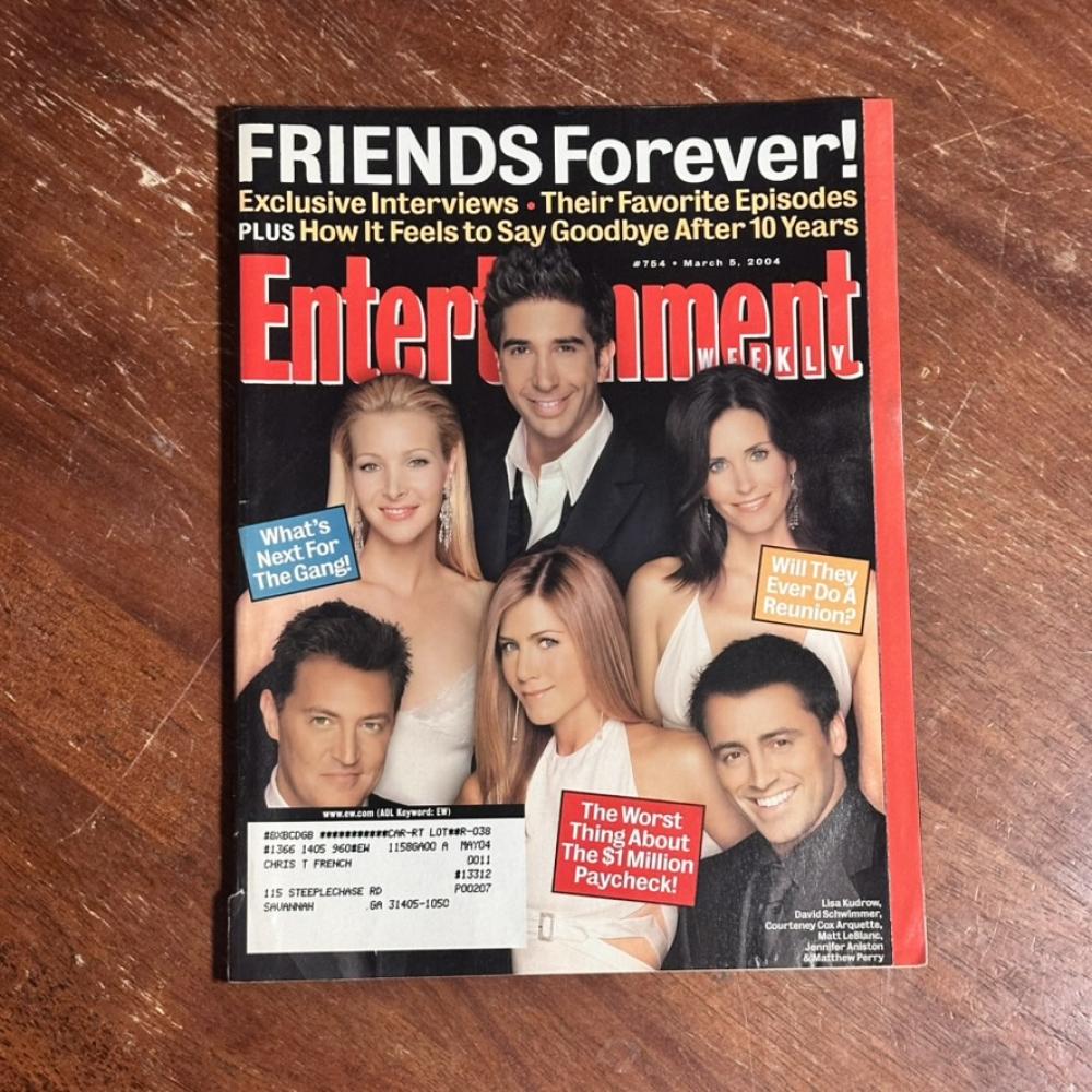 مجلة  عدد 5 مارس 2004   - Entertainment Weekly – Friends Forever