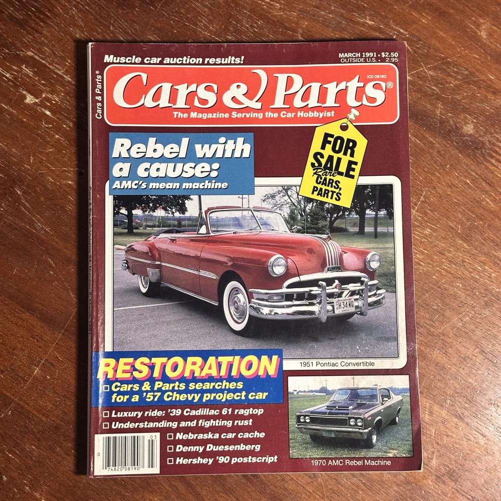 مجلة Cars & Parts – عدد مارس 1991 – سيارات كلاسيكية ومزادات أمريكية