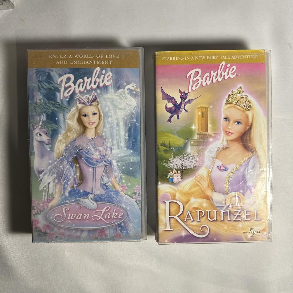 Barbie of Swan Lake  (2003)  باربي في بحيرة البجع و Barbie As Rapunzel vha