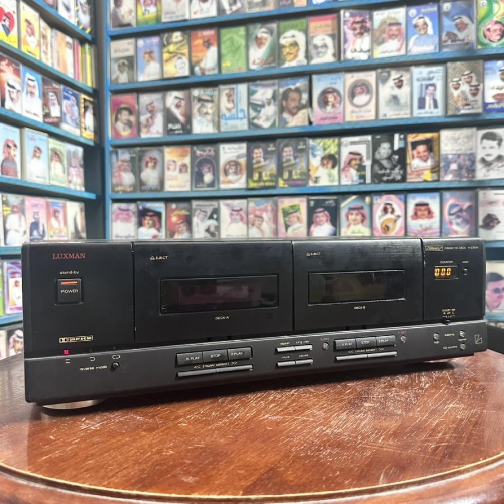 مسجّل دبل كاسيت منزلي — Luxman K-230W