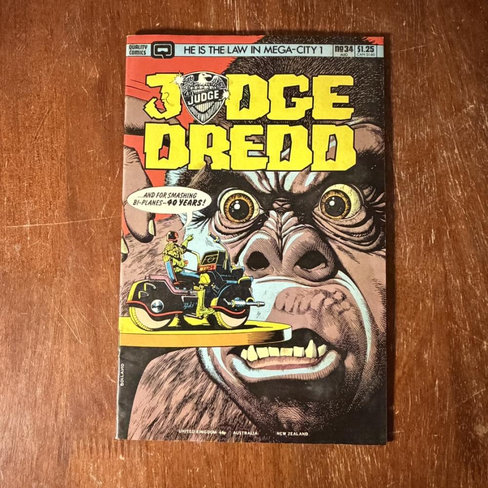 كوميك Judge Dredd No.34 – Quality Comics