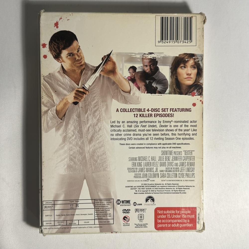 مسلسل ديكستر  Dexter dvd الجزء الاول والثاني الاصلي
