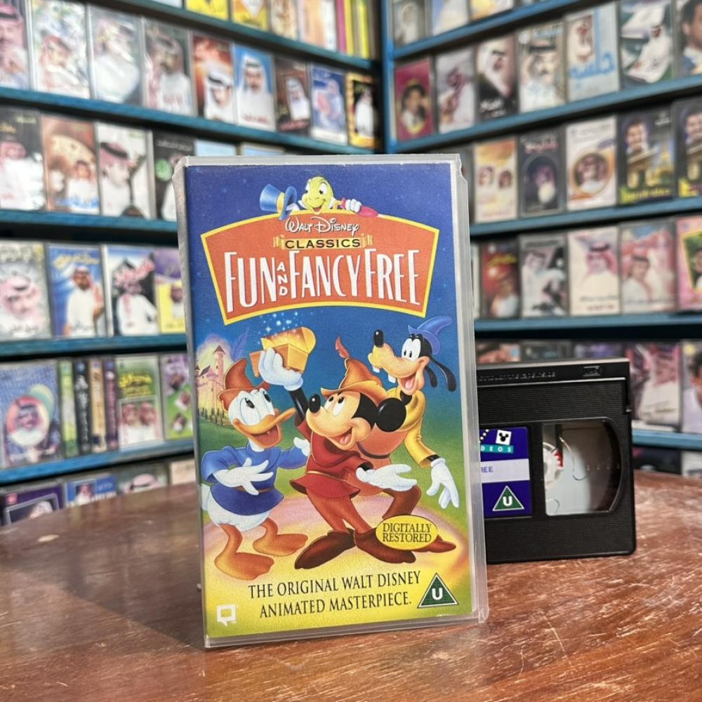 فيلم ميكي ماوس من قصة "جاك وحبة الفاصولياء  كلاسيكي يحتوي على قصتين - Fun and Fancy Free – 1947 – VHS