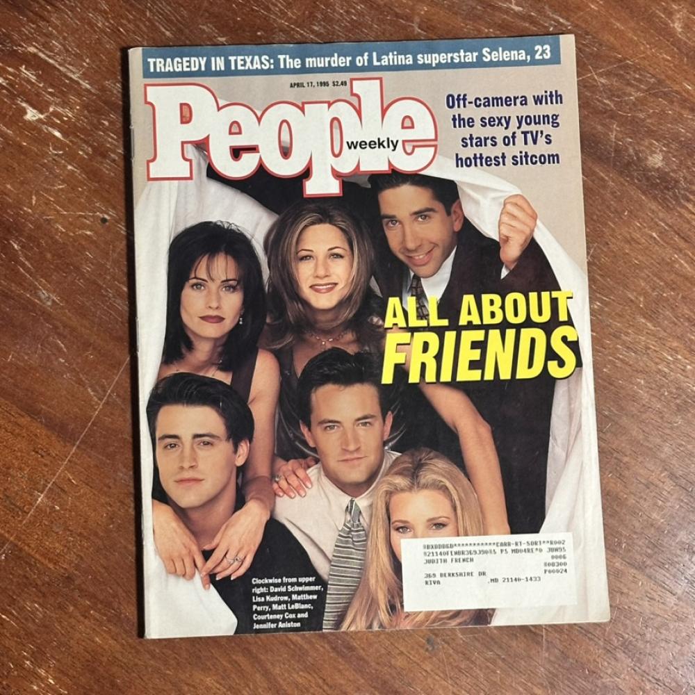 مجلة  عدد 17 أبريل 1995 - People Weekly – All About Friends