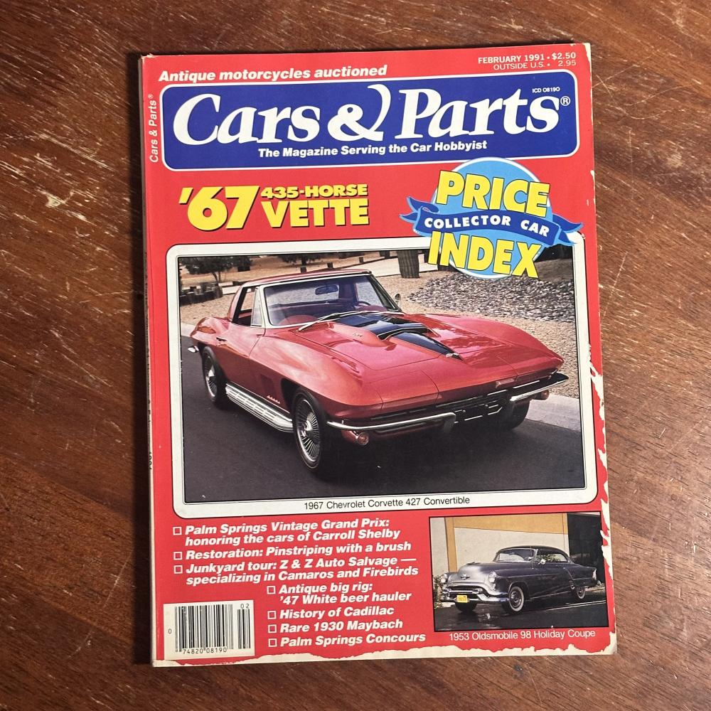 مجلة Cars & Parts فبراير 1991 – تغطية Corvette 1967