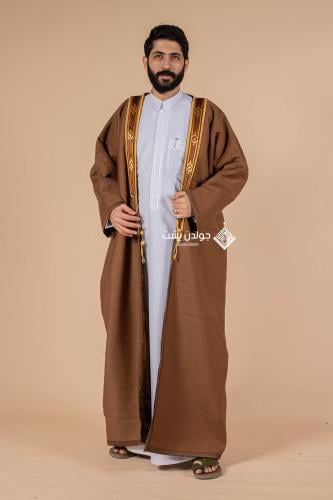 Golden Fur Bisht- فروة بشت زري برجان أشقر