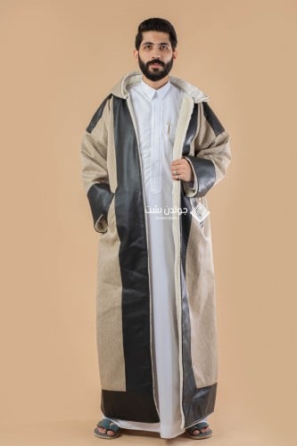 فروة رجالي قبوع جولد جلد بيج