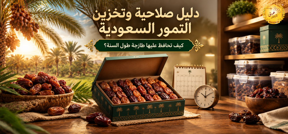 دليل صلاحية وتخزين التمور السعودية: كيف تحافظ عليها طازجة طول السنة