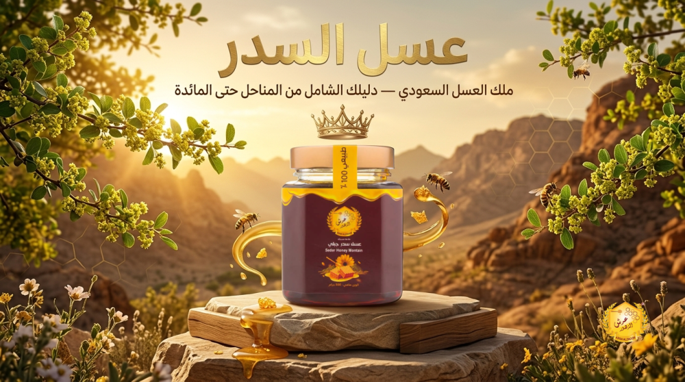 عسل السدر: ملك العسل السعودي — دليلك الشامل من المناحل حتى المائدة