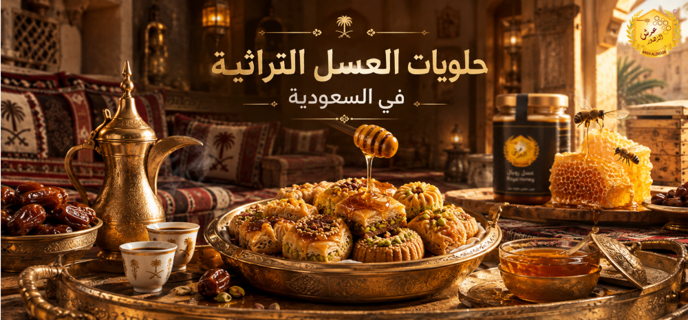 حلويات العسل التراثية في السعودية