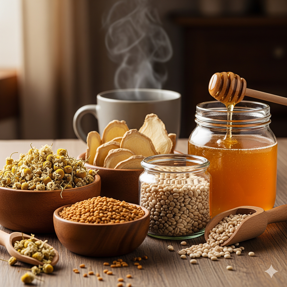 وصفات مشروبات شتوية بالعسل والأعشاب لتدفئة المنزل-عرش الزهور