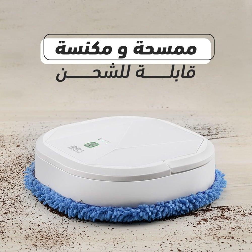 مكنسة كهربائية روبوتية ذكية مع بطارية بسعة 2000 مللي أمبير للتنظيف  6