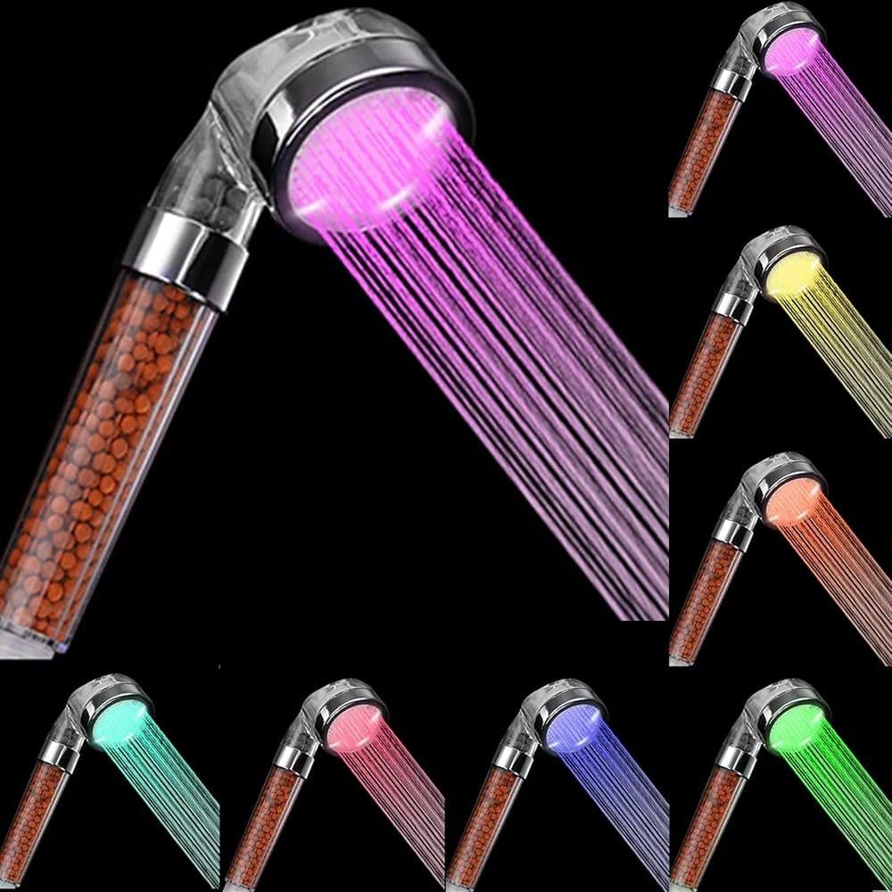 دش الاستحمام  YC8117 مع إضاءة LED RGB  6