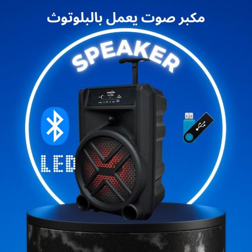 مكبر صوت GTS-1630 مع ميكروفون سلكي مدمج