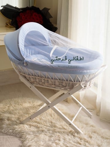 سلة موسى مع حامل ثابت