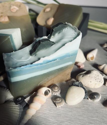 صابونة بحرية مع ليفة