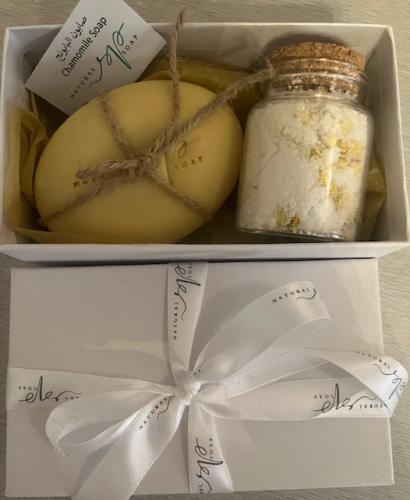 صابونة مع ملح فوار