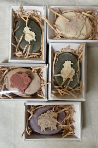 صابون منوع مزين بخروف العيد