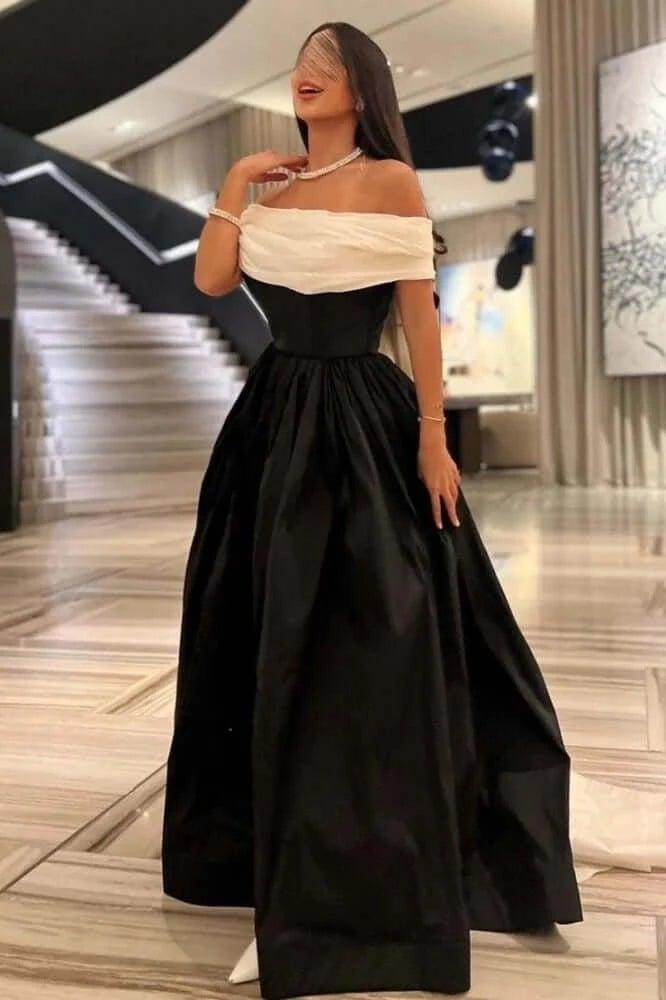فستان سهره اسود شانتون