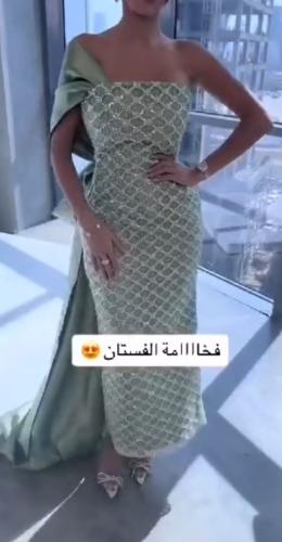 فستان فيونكة سهره راقي