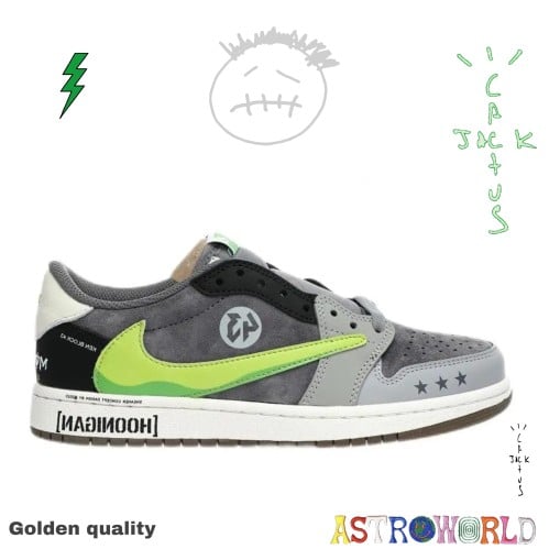 Travis Scott X Jordan 1 Low OG SP ‘1965 Hoonigan F...