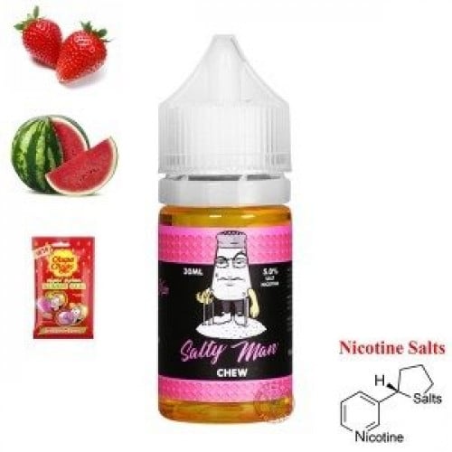 Salty man CHEW flavor with strawberry and chewing gum - Vape Saudi Arabia - Original Devices Flavors - ZERO Vape Salty man CHEW flavor with strawberry and chewing gum - Vape Saudi Arabia - Original Devices Flavors - ZERO Vape