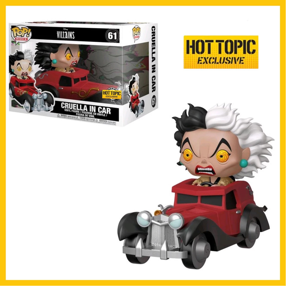 funko cruella in car